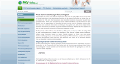 Desktop Screenshot of pkv-infos.net